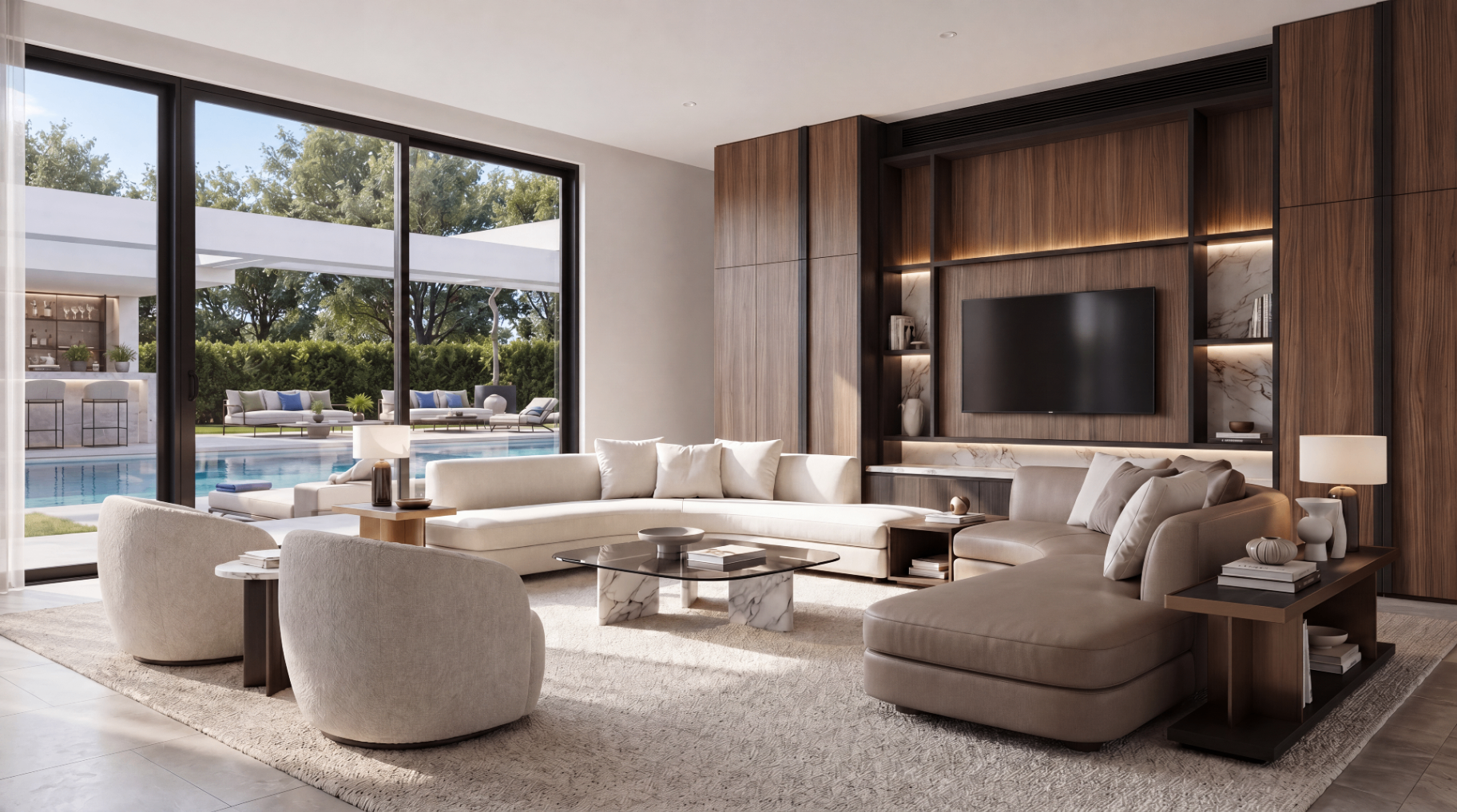 Walnut Lounge — Poolside